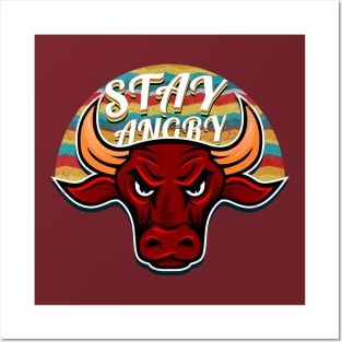 Stay Hungry Stay Humble bull T-shirt vintage Clothing Baseball Tee online Gifts Posters and Art